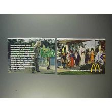 1973 McDonald's Restaurant Ad - Not Long Ago