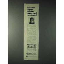 1973 U.S. Savings Bonds Ad - More Money Saved
