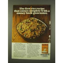 1973 Uncle Ben's Converted Rice Ad - A Guarantee