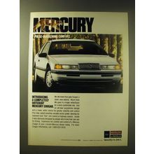 1989 Mercury Cougar Ad - Mercury Pulse-quickening comfort