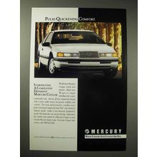 1989 Mercury Cougar Car Ad - Pulse-Quickening