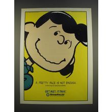 1989 Metropolitan Life Insurance Ad - art by Charles Schulz Ad