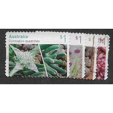 AUS 2016 (SET) (S/A) 'AUSTRALIAN SUCCULENTS' (4v) FINE USED (EBID64-723h)