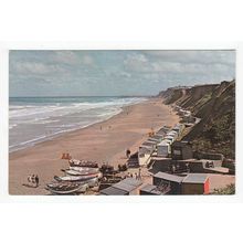 The Beach and Cliffs East Runton Postcard Norfolk 36078