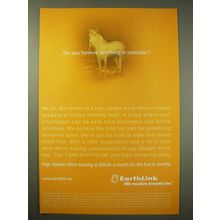2005 EarthLink Internet Service Advertisement - Do you believe