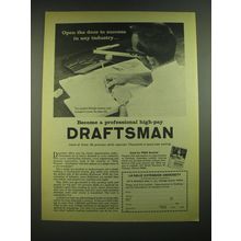 1968 La Salle Extension University Ad - Become a professional high-pay draftsman