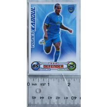 2008/09 Topps Match Attax Trading Card - Younes Kaboul, Portsmouth FC