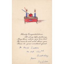Masons Masonic Birthday Greetings Postcard