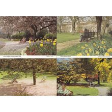 Deck Chairs In Bath 4x Relaxation Avon Postcards