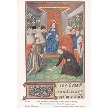 East Marshal's Challenge To The Earl Of Derby Postcard