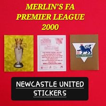 Merlin Premier League 2000 NEWCASTLE UNITED Stickers 278 - 358