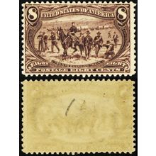289, Mint FVF H No Remnant 8¢ Trans Mississippi - SCV $140 - Stuart Katz