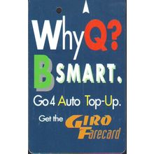 Giro Farecard S'pore TransitlinkTrain/Bus Card