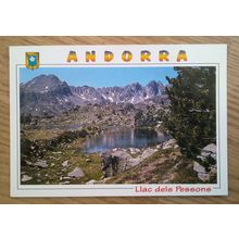 POSTCARD: ANDORRA, PRINCIPALITY OF: LAKE DEL PESSONS: 1980's