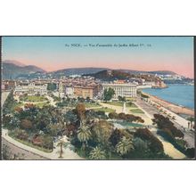 Vue d'Ensemble du Jardin Albert 1er, Nice, c.1920s - Lévy et Neurdein CPA LL82