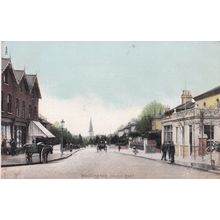 ED30 WALLINGTON - MANOR ROAD . PRINTED POSTCARD.