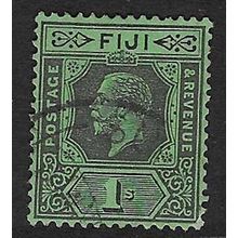 FIJI 1922-9 GV WMK MULTI SCRIPT CA 1/- USED SG238
