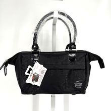 Caboodles Black Canvas Makeup Bag Cosmetic Travel Tote Pink Polka Dot NWT Case