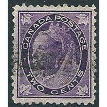 Canada 1897 SG144 3c Violet Good/Fine Used . ..