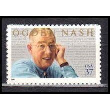 3659 37c Ogden Nash Fine MNH W1717