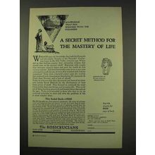 1949 Rosicrucians Ad - Secret For The Mastery of Life