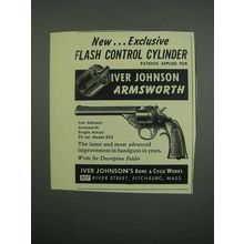 1955 Iver Johnson Armsworth Revolver Ad - Flash Control