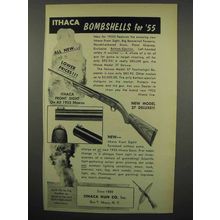 1955 Ithaca Model 37 Deluxe Rifle Ad - Bombshells