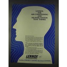 1977 Lennox Heating and Air Conditioning Ad - Thinks