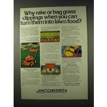 1977 Jacobsen Twin-Blade Mulcher Lawn Mower Ad