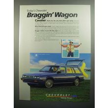 1984 Chevrolet Cavalier Wagon Ad - Braggin' Wagon