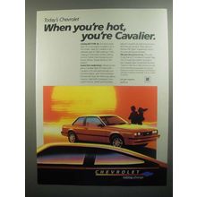 1984 Chevrolet Cavalier Type 10 Car Ad - You're Hot