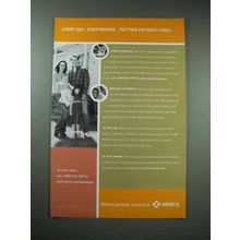 2006 Merck Medicine Ad - Every Day Everywhere