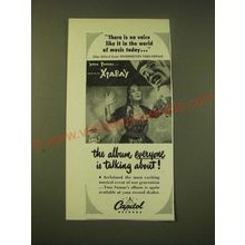 1951 Capitol Records Ad - Yma Sumac Voice of the Xtabay