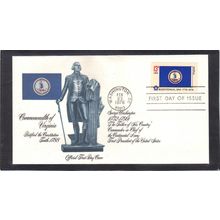 FDC Fleetwood 1642 13c Virginia (Cachet-U/A) CV01227