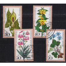 GERMANY BUND [1978] MiNr 0982-85 ( O/used ) Blumen