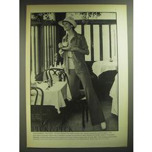 1974 Peck & Peck Shirtjacket and pants Ad - This summer. This suit.