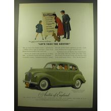 1949 Austin Dorset 2-Door Sedan Ad - Let's take the Austin