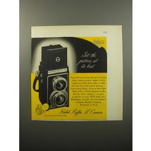 1950 Kodak Reflex II Camera Ad - Get the picture at its best