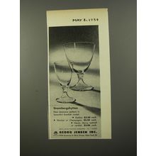1954 Georg Jensen Strombergshyttan Stemware Advertisement
