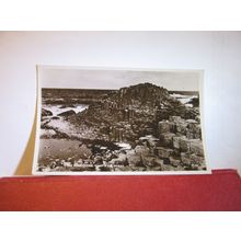THE HONEYCOMB, GIANTS CAUSEWAY, CO. ANTRIM, N.IRELAND used postcard RP 1938 pm =