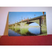 LONDON BRIDGE, LAKE HAVASU CITY, ARIZONA used postcard 1976 pm =