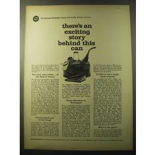 1960 Outboard Marine Ad - There's an exciting story behind this can