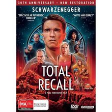 Total Recall DVD | Schwarzenegger | 30th Anniversary | Region 4