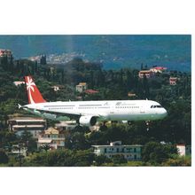 AIRBUS A321 AIRCRAFT AIR MEDITERRANNEE CARD NO W167