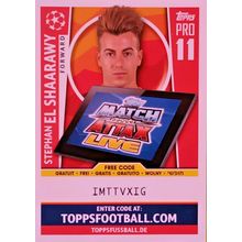 Match Attax Champions League 17/18 Pro 11 Code Stephan El Shaarawy (AS Roma)