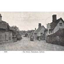 The Bridge, Pakenham, Suffolk : Pawsey printed postcard 1683