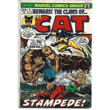 MARVEL COMICS - 20 CENT COVER - THE CAT #4
