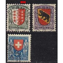 SCHWEIZ SWITZERLAND [1921] MiNr 0172-74 ( O/used ) Pro Juventute