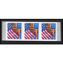 2915A 32c U.S. Flag Over Porch Fine MNH PNC 33333/3 10x10 PA3522