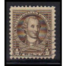 Used 704 1/2c George Washington Just Clears K0428